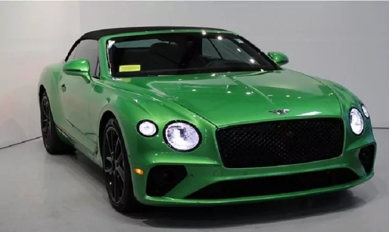 Bentley Gt V8 Convertible On Ride Dubai