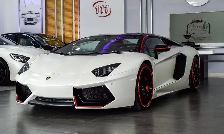 Rent A Car Lamborghini Aventador Pirelli In Dubai 